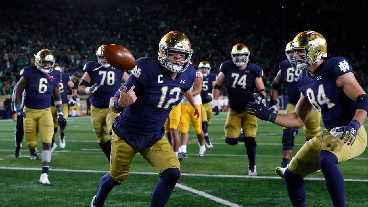 No. 8 Notre Dame's trip to No. 19 Michigan ends home stretch